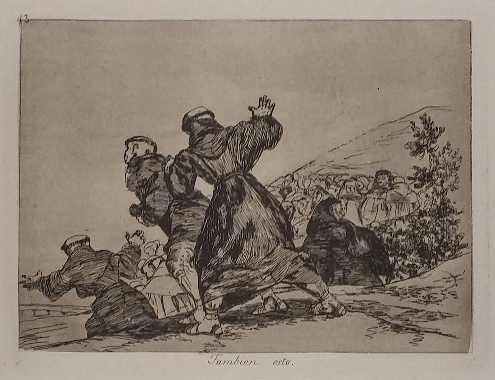 Francisco Goya Portrait Print - TAMBIEN ESTO