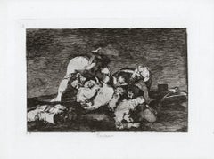 Tampoco   - Original Etching by Francisco Goya - 1863