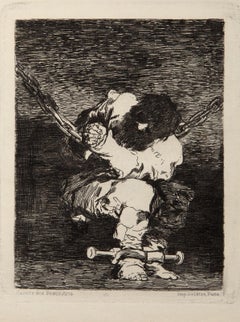 The Custody is as Barbarous as The Crime, Etching and burin by Francisco de Goya