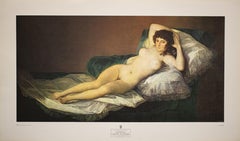 "The Nude Maja" After Francisco Goya. New York Graphic Society, 1967.