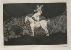 Una Reïna del Circo - Orginal Etching by F. Goya 