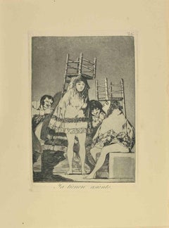 Ya Tienen Asiento - Etching and and Aquatint by Francisco Goya - 1881