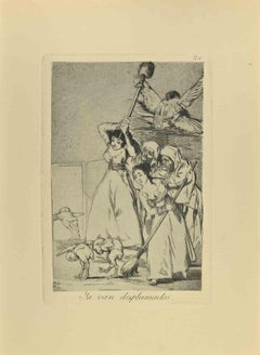 Ya van Desplumados - Gravure de Francisco Goya - 1881