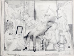 Francisco Hernandez Dibujo "Casa Bernalda Alba De Garcia Lorca"