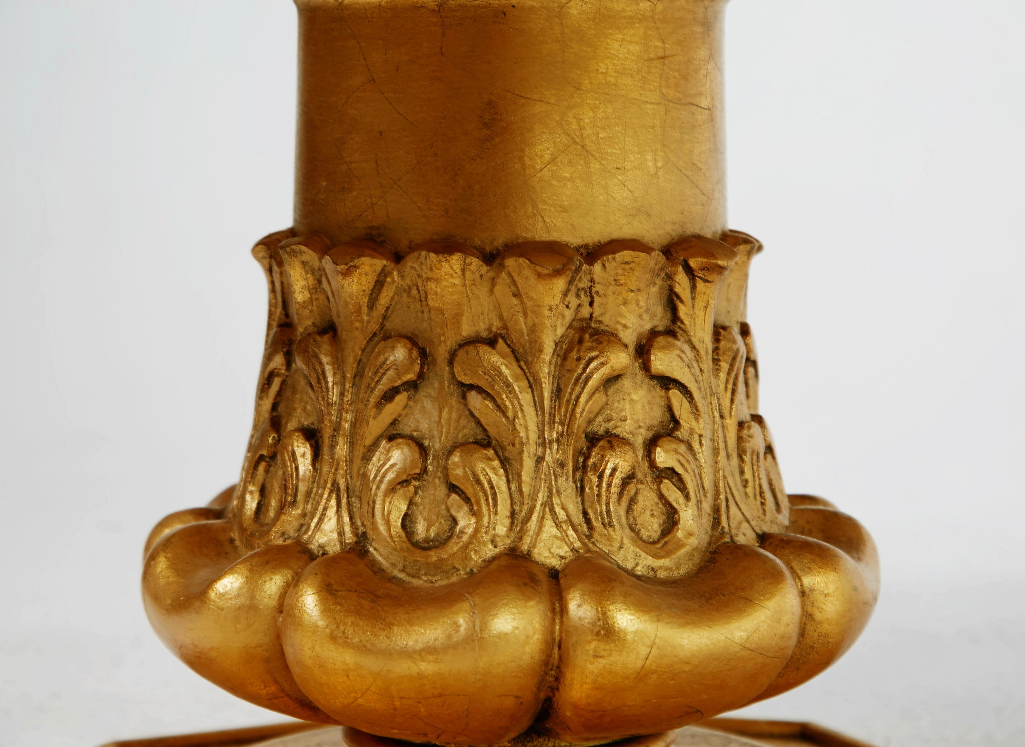 Francisco Hurtado Marble and Giltwood Coffee Table, Spain, circa 1950 2