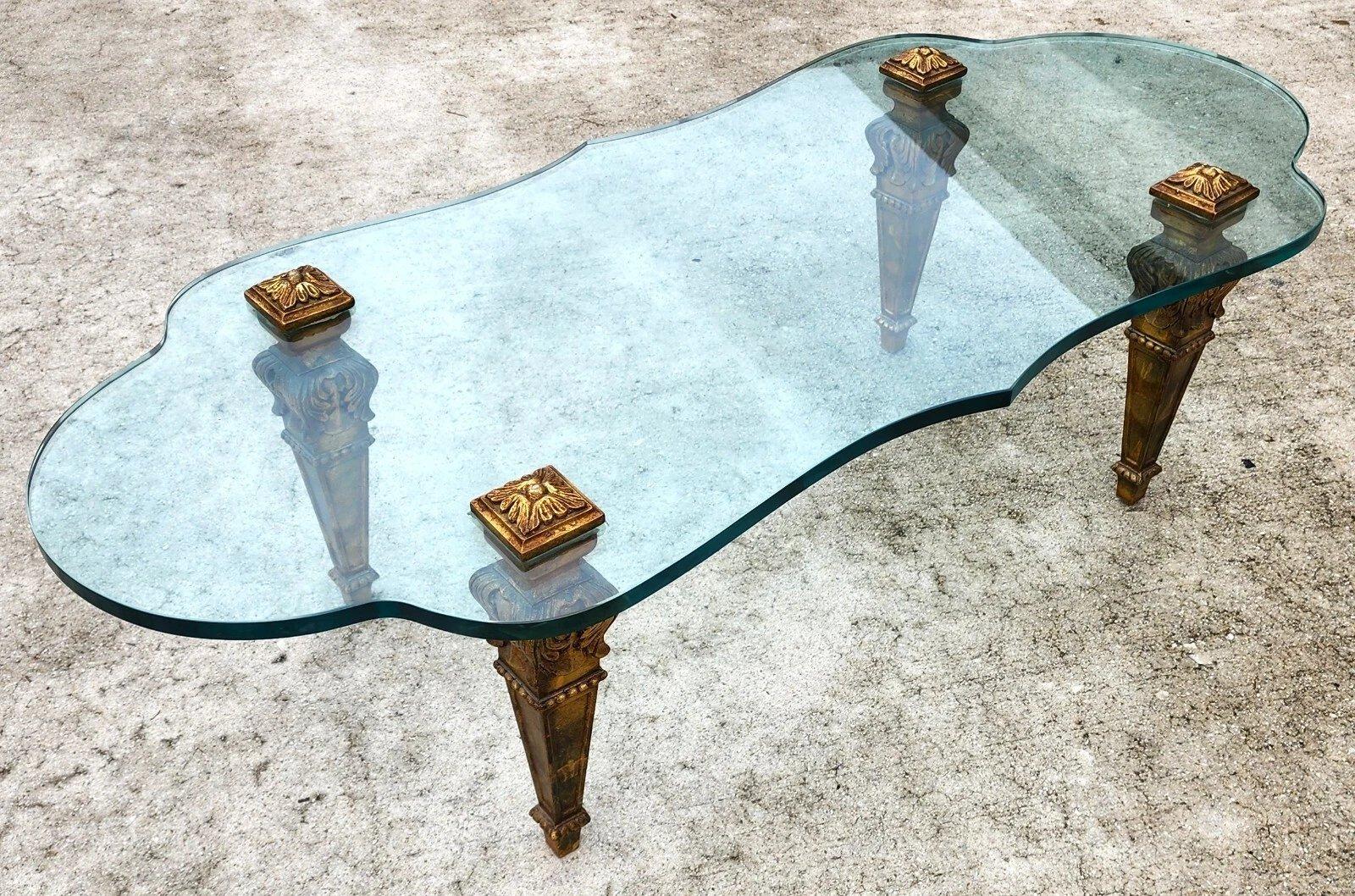 FRANCISCO HURTADO Style Glass Coffee Cocktail Table im Angebot 5