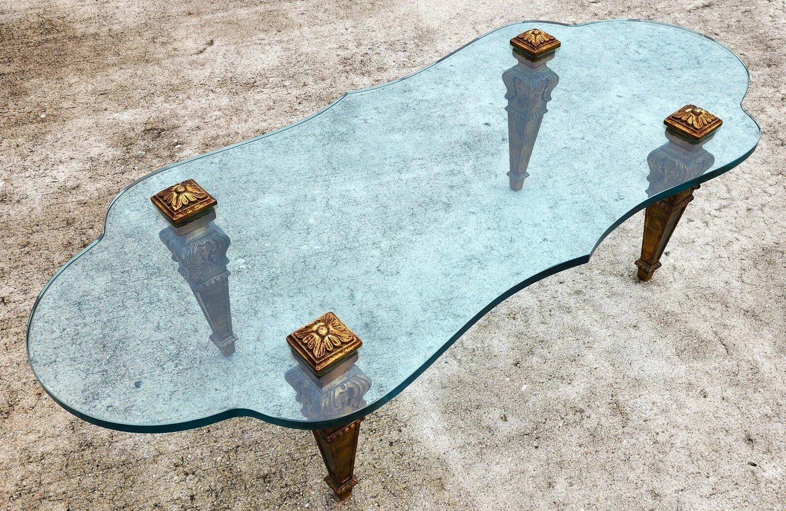 FRANCISCO HURTADO Style Glass Coffee Cocktail Table im Angebot 2
