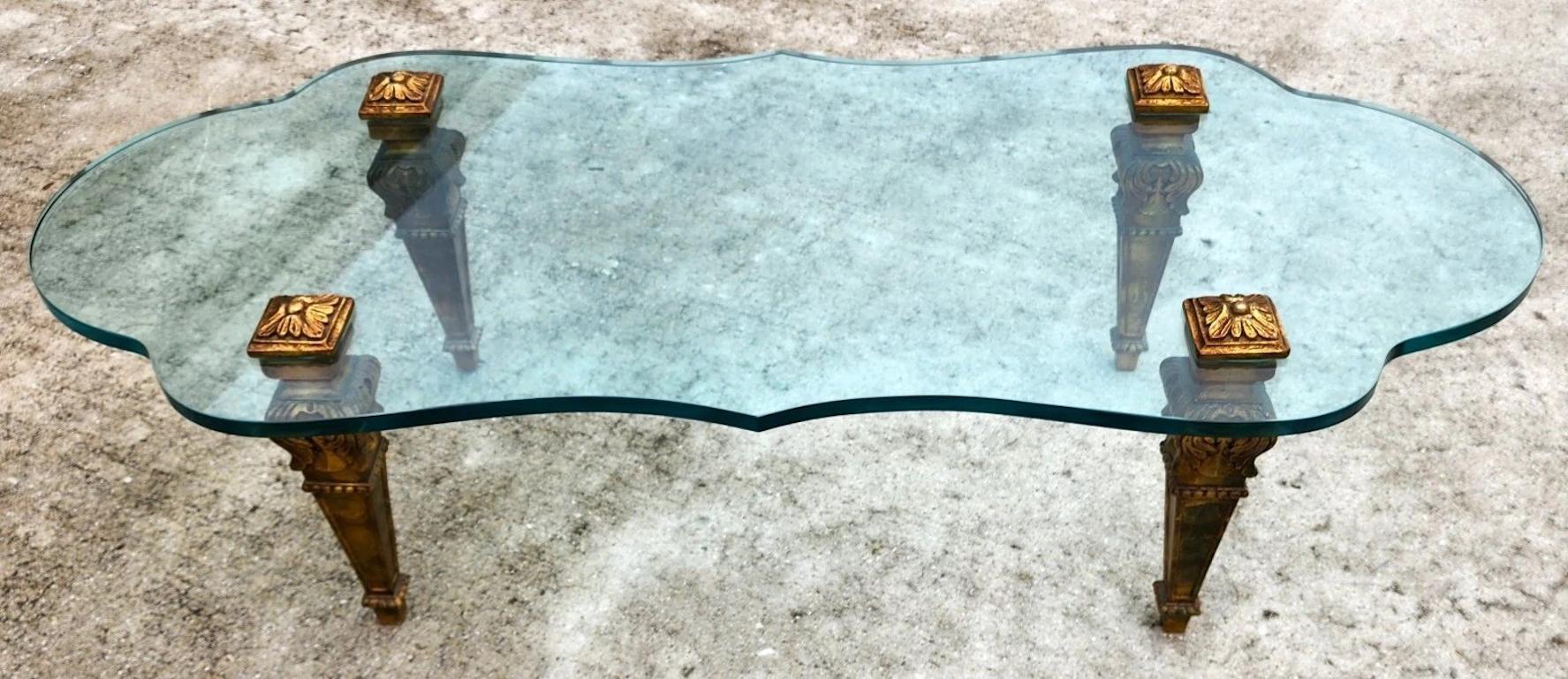 FRANCISCO HURTADO Style Glass Coffee Cocktail Table im Angebot 3