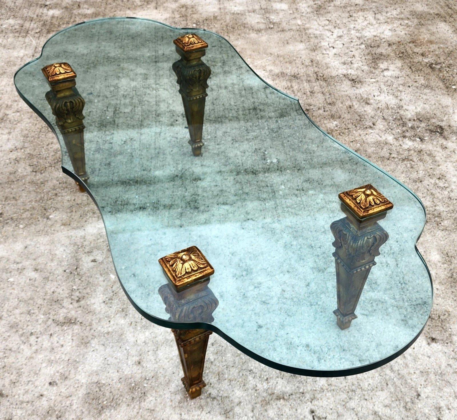 FRANCISCO HURTADO Style Glass Coffee Cocktail Table im Angebot 4
