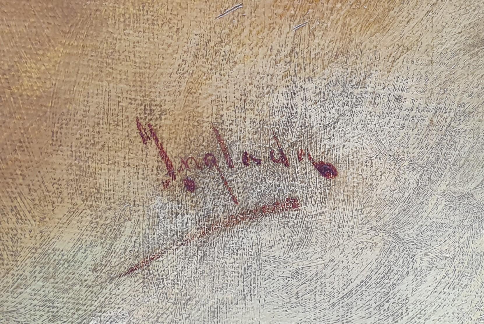 Francisco Inglada
Barcelone, 1850-1903
Huile sur toile
56 x 43 cm (74 x 62 cm avec cadre)
Signé en haut à gauche 