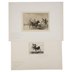 Antique Francisco José De Goya Y Lucientes '1746-1828' " Toros "