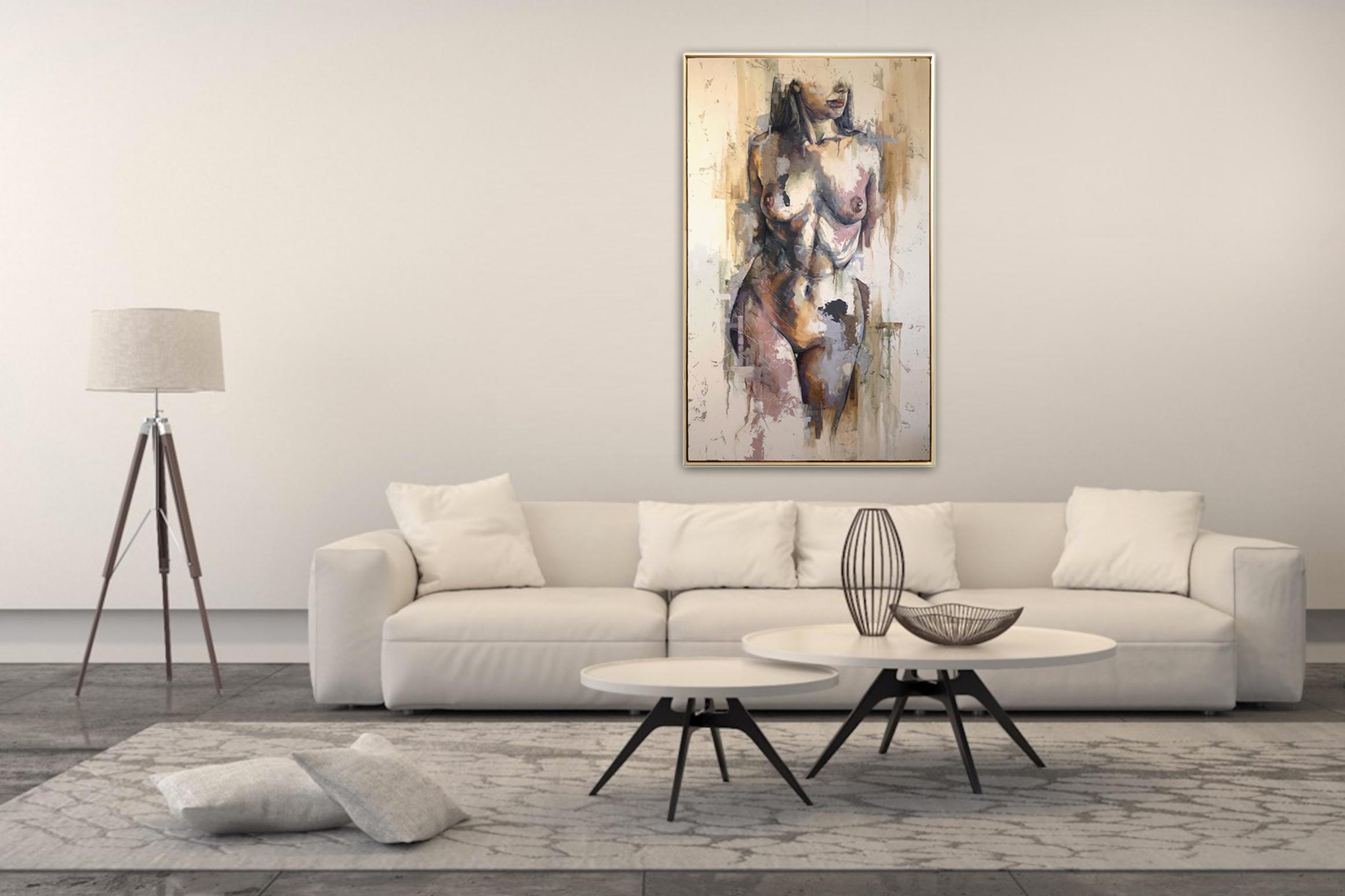 nude painting abstract