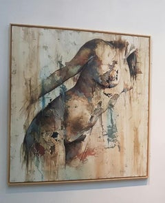 Preludio von Francisco Jimenez - Contemporary Nude Portrait Figurative Malerei