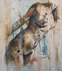 Preludio by Francisco Jimenez - Contemporary Nude Portrait Figurative Painting