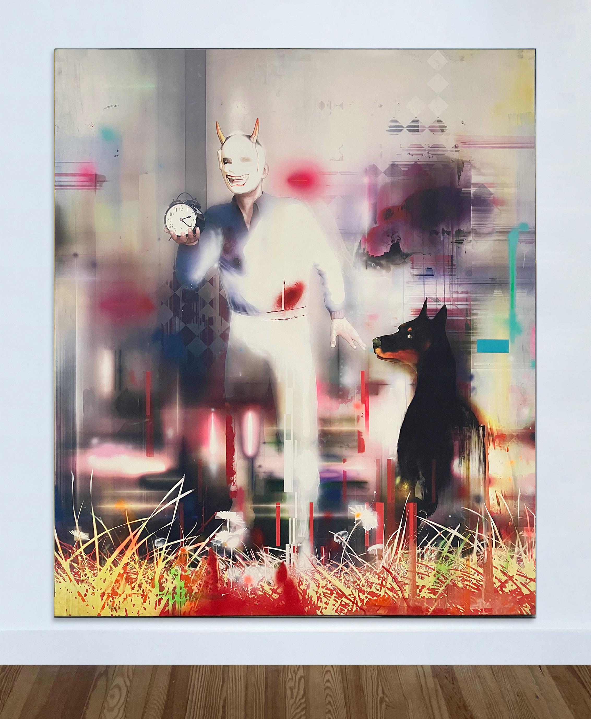 Counting The Beats. Figurative Painting. From The Khloris Series For Sale 4