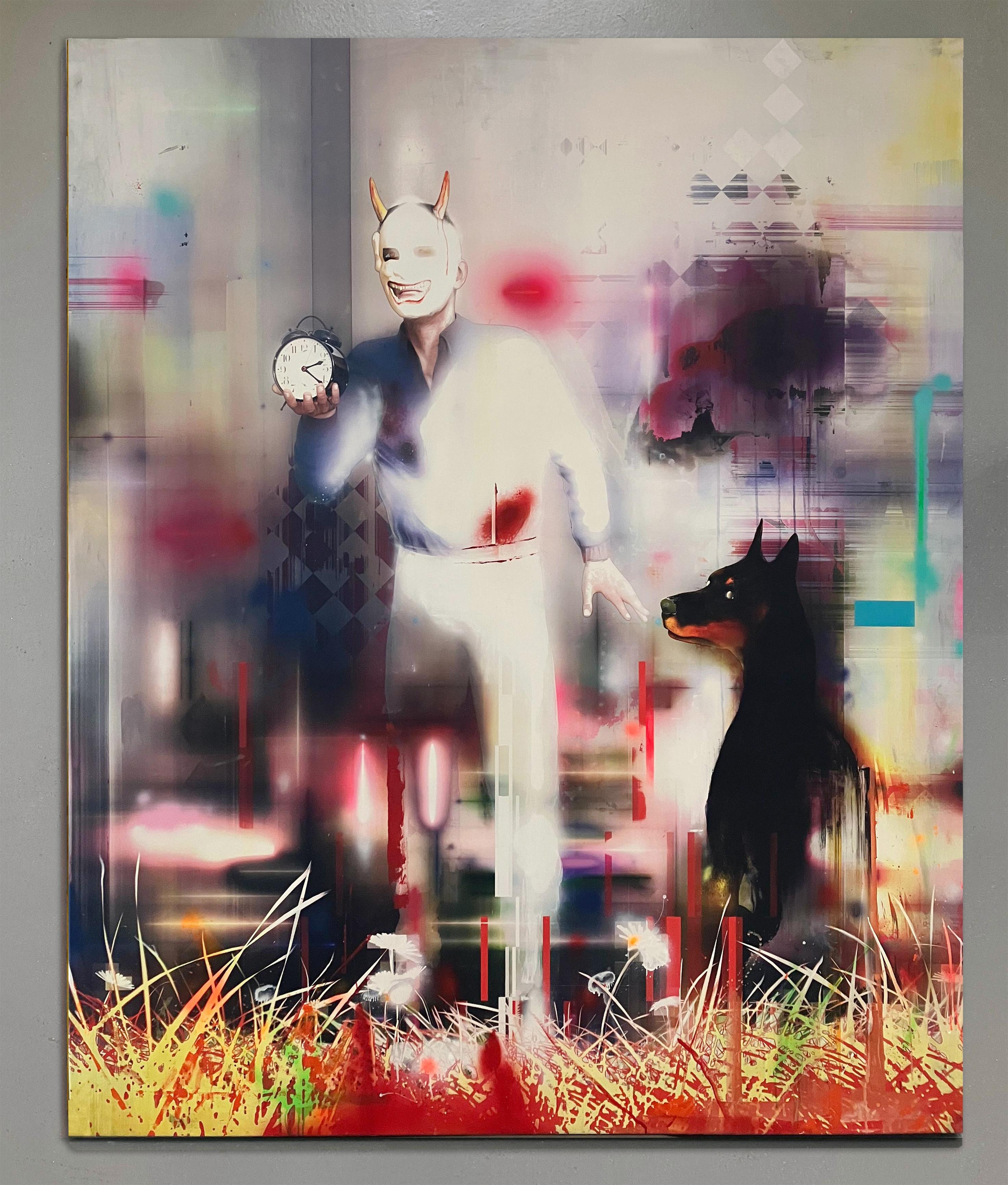 Counting The Beats. Peinture figurative. De la série Khloris