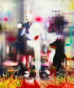 Counting The Beats. Peinture figurative. De la série Khloris