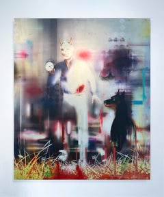 Counting The Beats. Peinture figurative. De la série Khloris