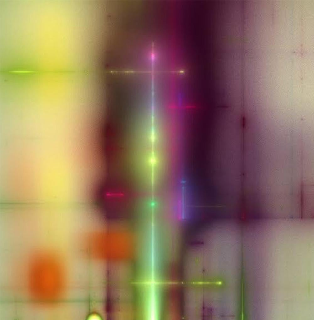 Khloris 007. Peinture abstraite. De la série Khloris - Abstrait Mixed Media Art par Francisco Larios