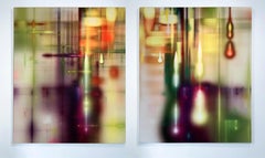 Francisco Larios - Khloris 007 and Khloris 003 Diptych. Abstract Painting. From The Khloris Series Khloris 007 and Khloris 003 Diptych. Abstract Painting. From The Khloris Series