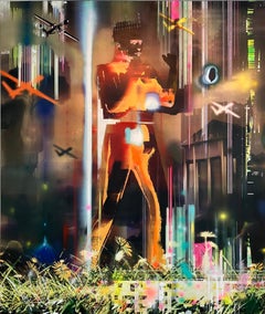 Plucking Daisies. Figurative Painting. From The Khloris Series