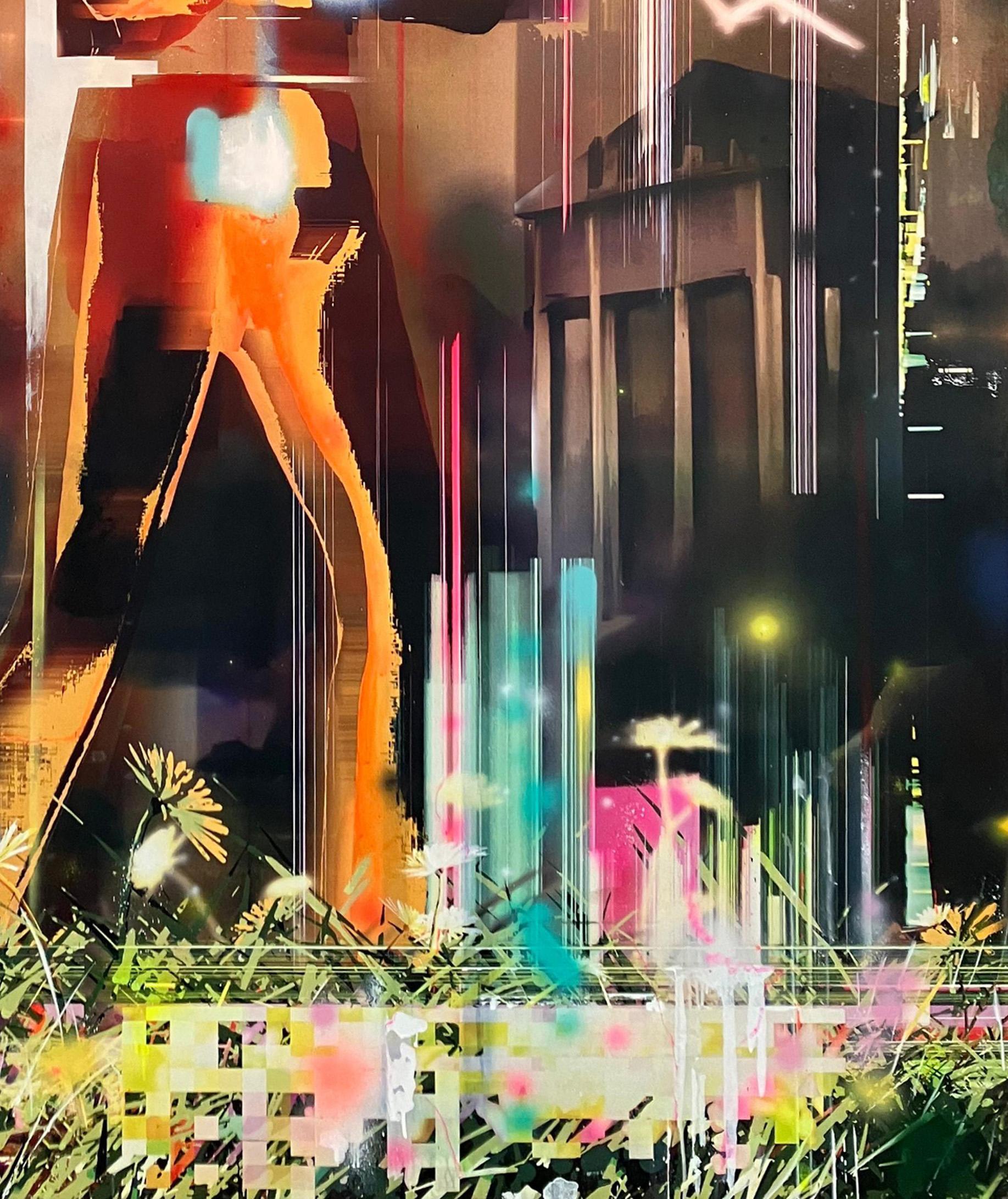 Plucking Daisies. Figurative Painting. From The Khloris Series For Sale 3