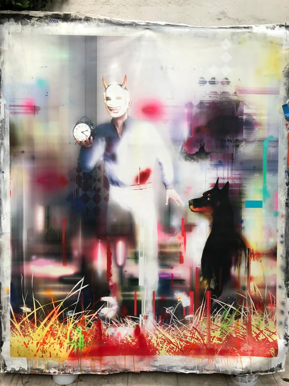 Plucking Daisies, Sisyphus Skull and Counting The Beats. From The Series Khloris For Sale 2