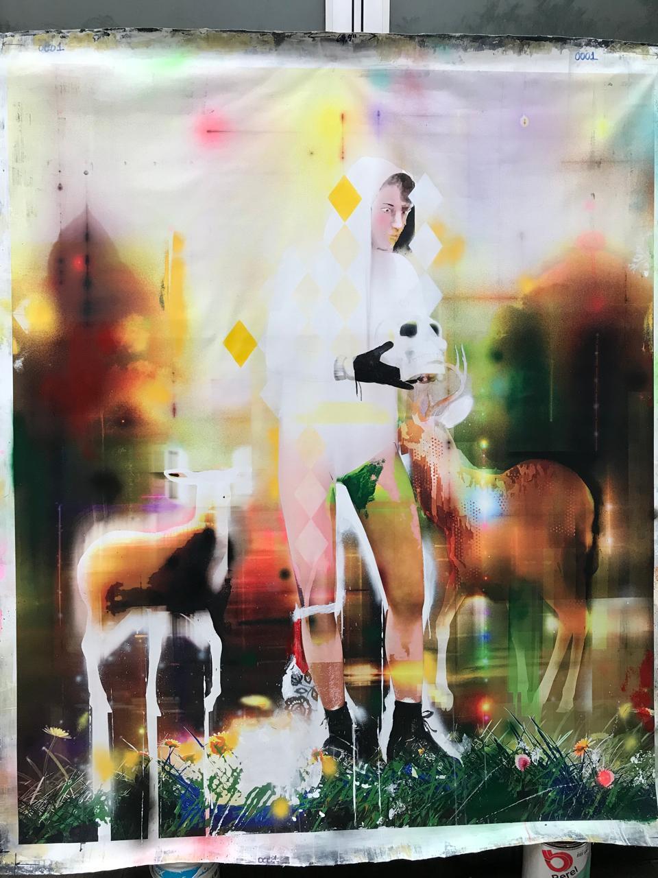 Plucking Daisies, Sisyphus Skull and Counting The Beats. From The Series Khloris For Sale 1