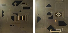 Sans titre 10 et 9, Diptyque. De la série mexicaine Ryōan-ji