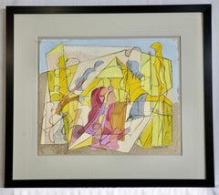 Bourrée Fantasque nº 1 Pastel sobre papel Moderna de mediados del siglo XX según "Étoile