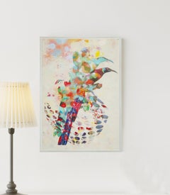 Birds 007- Contemporary, Abstract, Expressionist, Modern, Street art, Surrealist