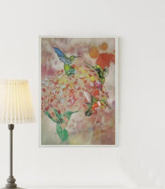 Birds 013- Contemporary, Abstract painting, Animals, stil-life, figurative, nude