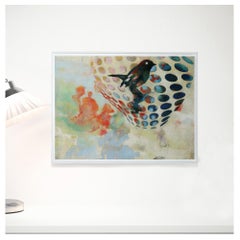 Birds 019- Contemporary, Abstract, Expressionist, Modern, Street art, Surrealist