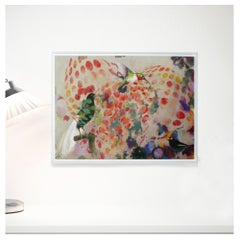 Birds 019 - Mixed Media, Contemporary, Animals, Painting, Acrylic , Abstract