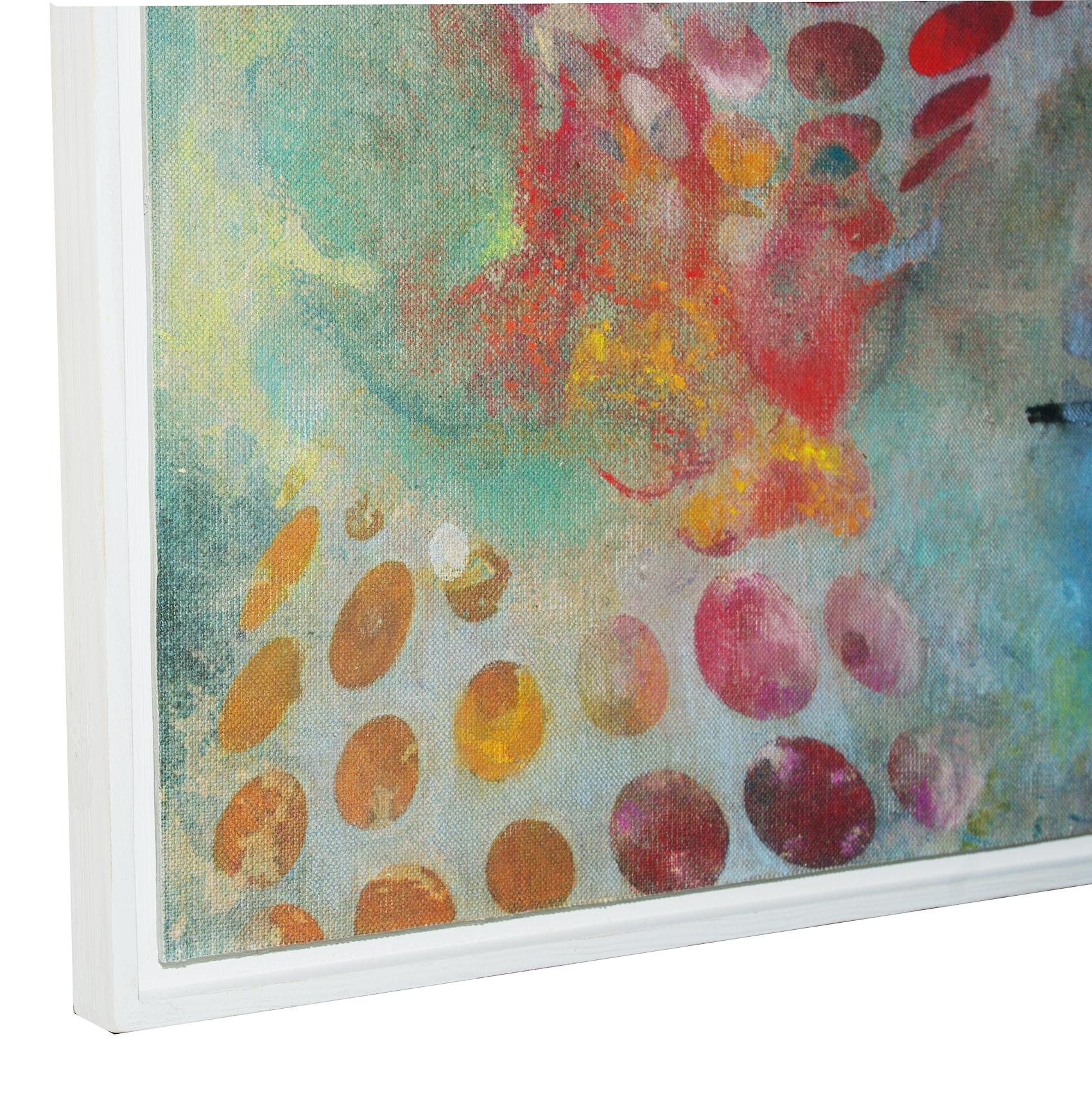 Vögel 024 – Zeitgenössisch, abstrakt, expressionistisch, modern, Straßenkunst, Surrealistisch (Braun), Abstract Painting, von Francisco Nicolás