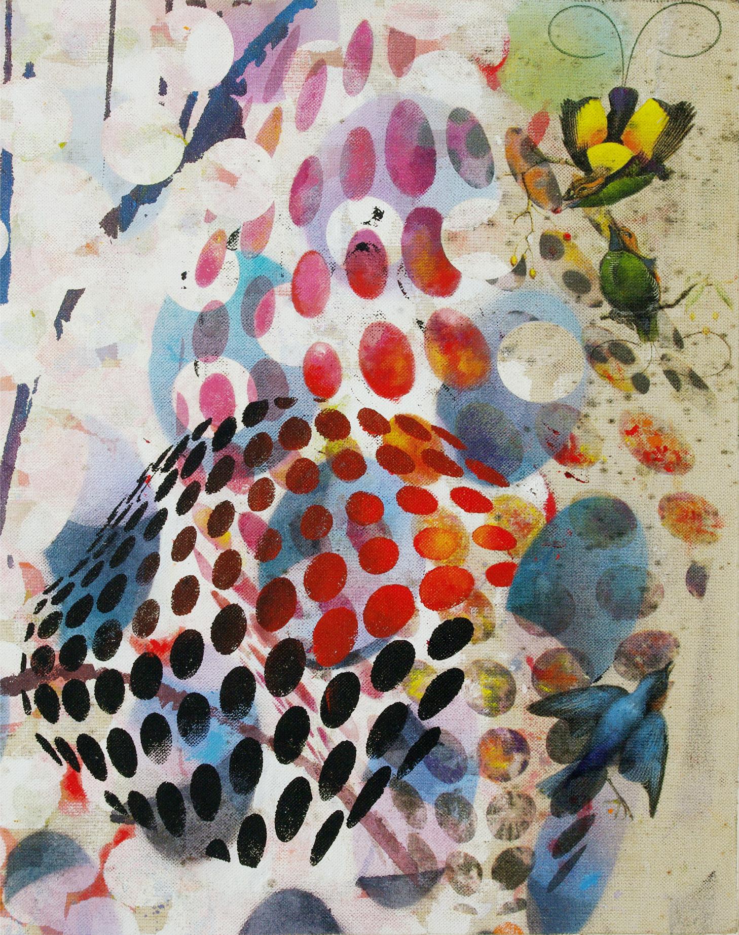 Oiseaux 026 - Contemporain, abstrait, expressionniste, moderne, art de la rue, surréaliste