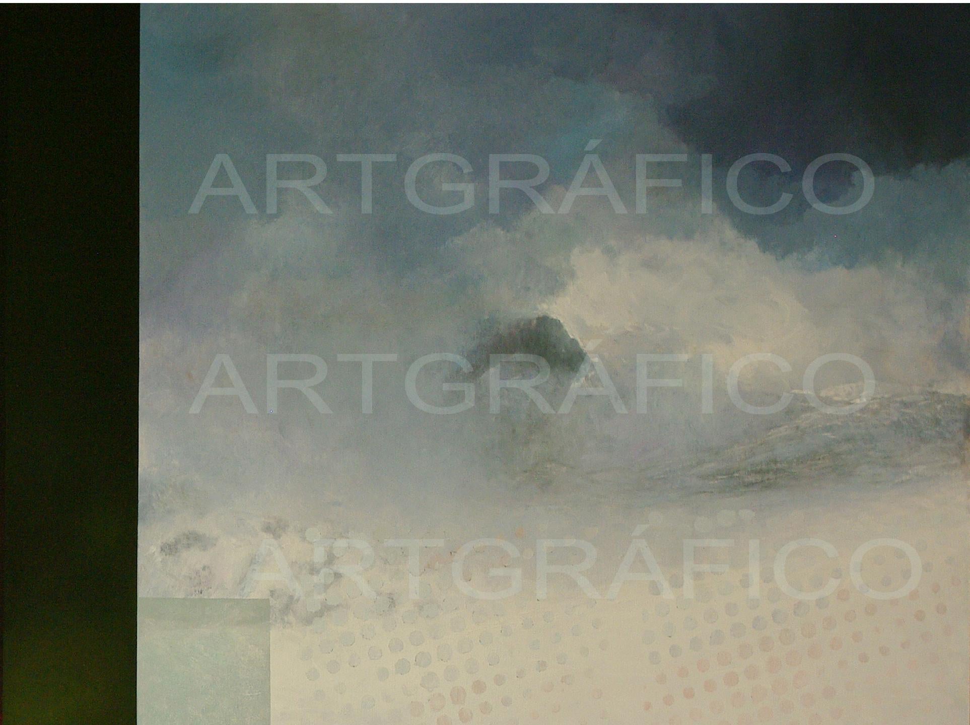 Ice - Contemporain, abstrait, minimaliste, moderne, pop art, surréaliste, paysage - Painting de Francisco Nicolás