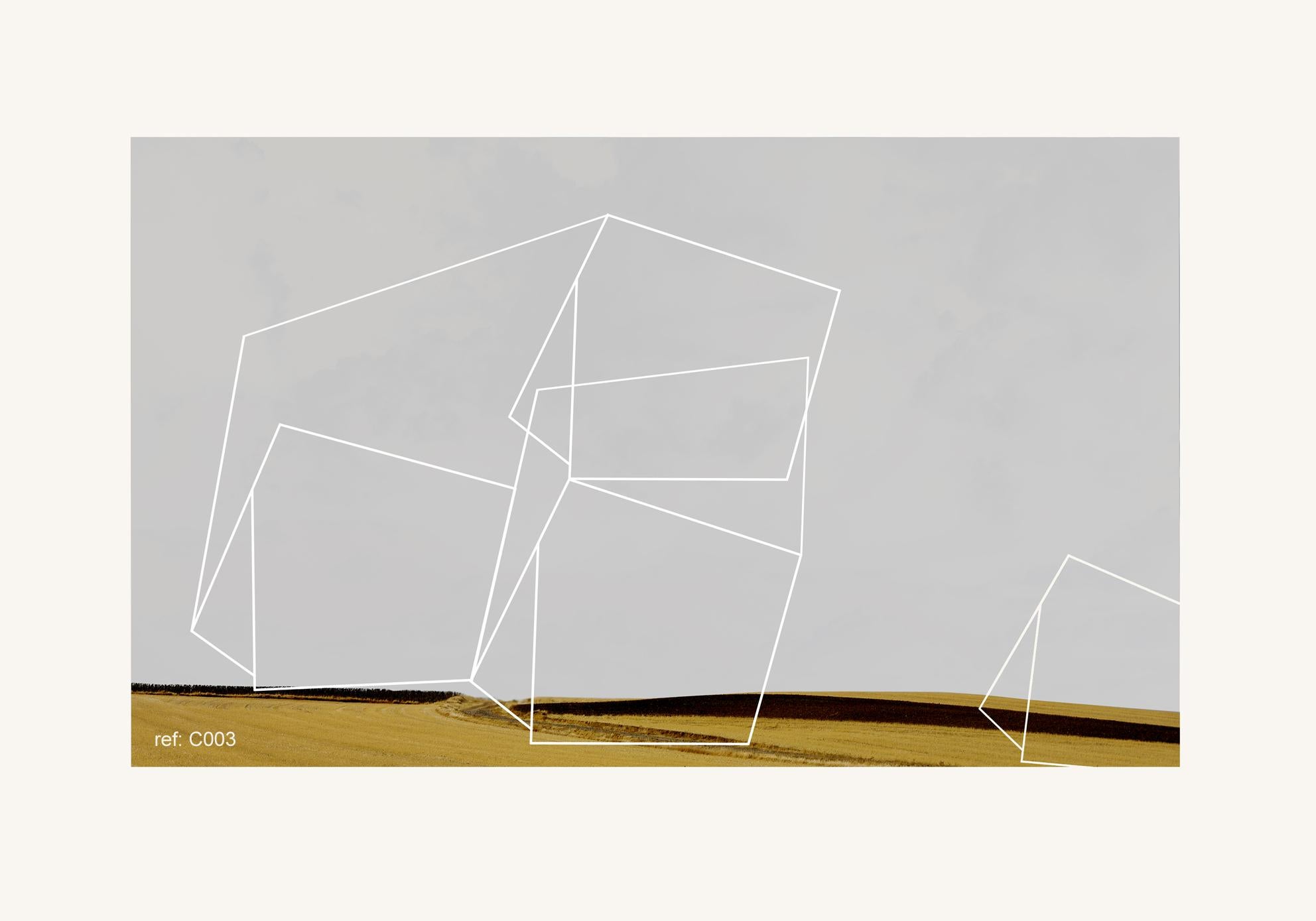 Francisco Nicolás Abstract Print - Estío - Contemporary, Abstract, Pop art, Surrealist, geometric, landscape 
