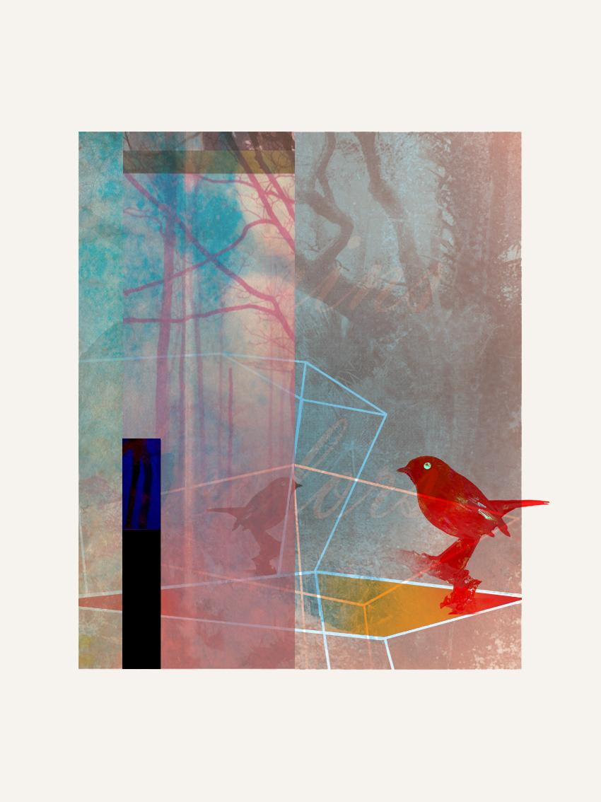 Francisco Nicolás Abstract Print - F0016-Contemporary, Abstract, Minimalism, Modern, Pop art, Surrealist, Landscape