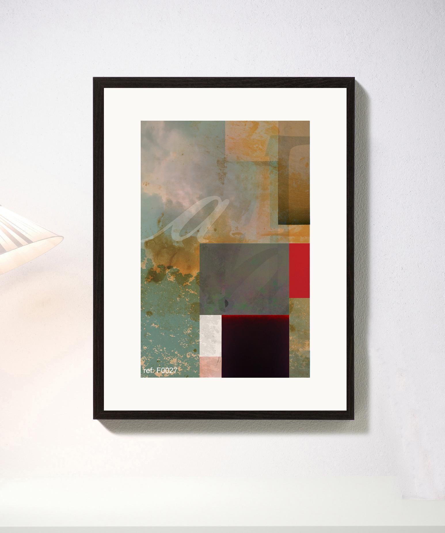 F0027 - Contemporain, Abstrait, Moderne, Pop art, Surréaliste, Paysage - Print de Francisco Nicolás