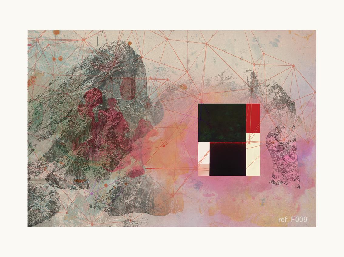Francisco Nicolás Abstract Print - F009-Contemporary, Abstract, Minimalism, Modern, Pop art, Surrealist, Landscape