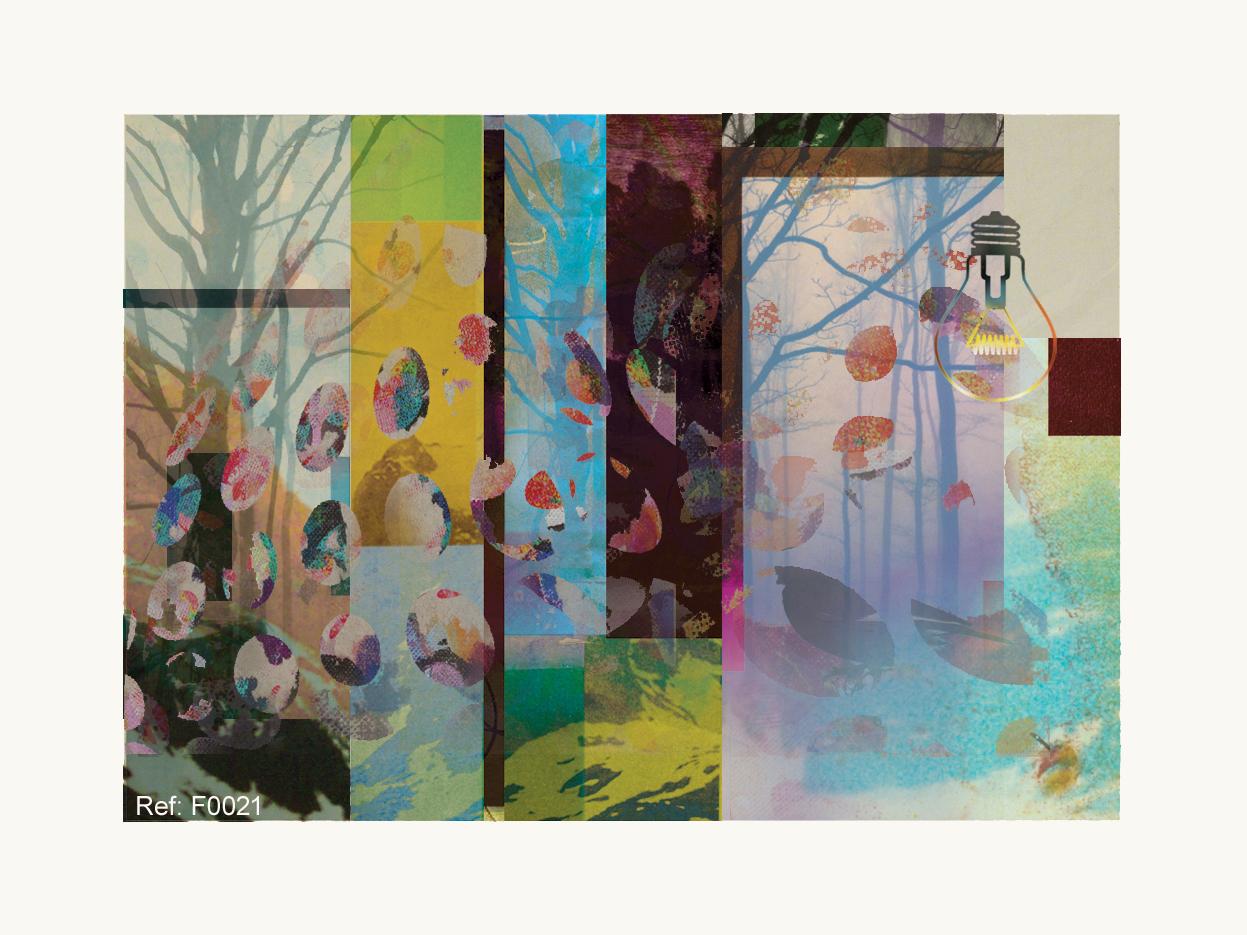 Francisco Nicolás Abstract Print - F0119-Contemporary, Abstract, Minimalism, Modern, Pop art, Surrealist, Landscape