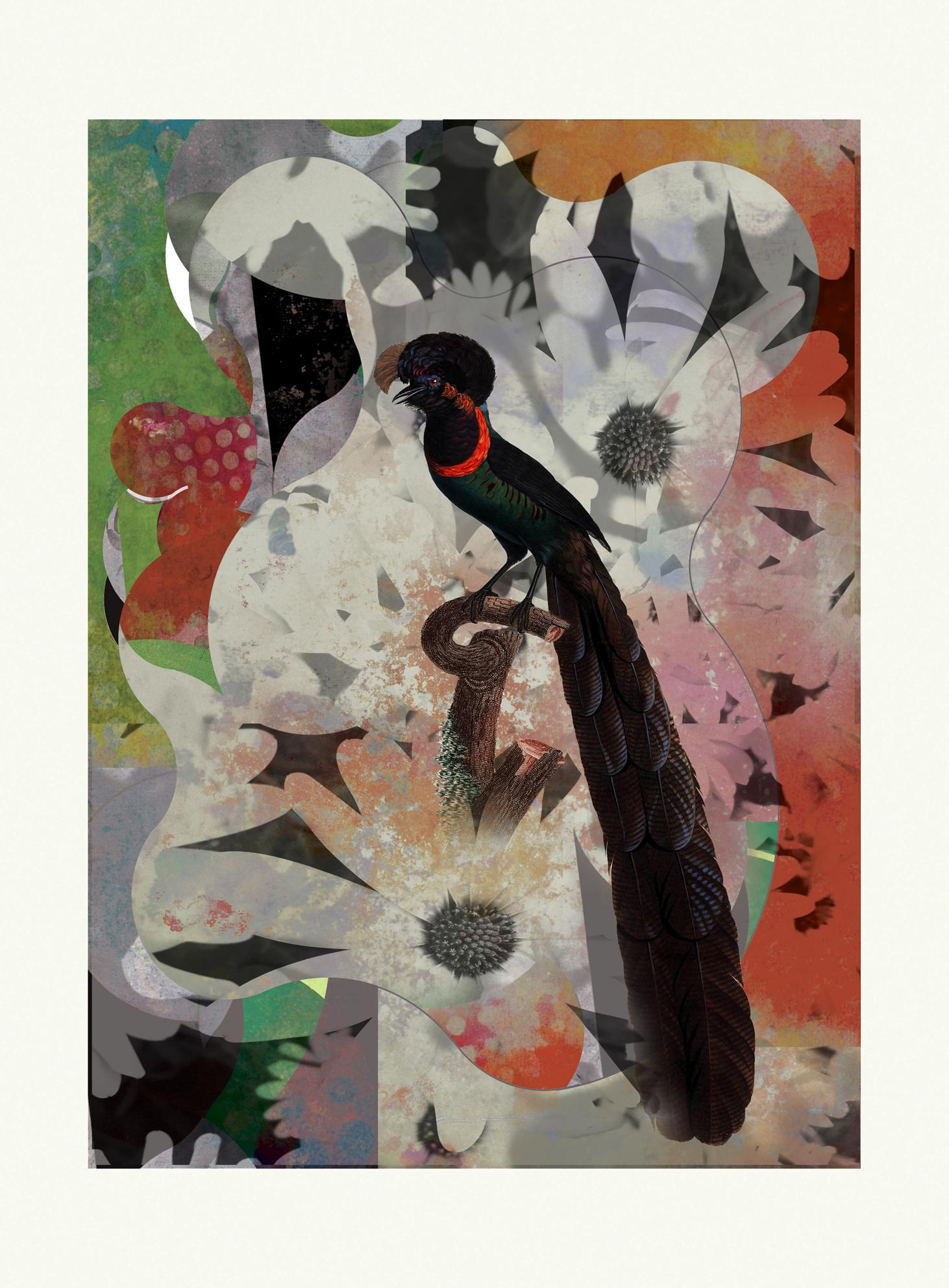Francisco Nicolás Animal Print - flower021-Contemporary , Abstract, Gestual, Street , Pop art, Modern, Geometric