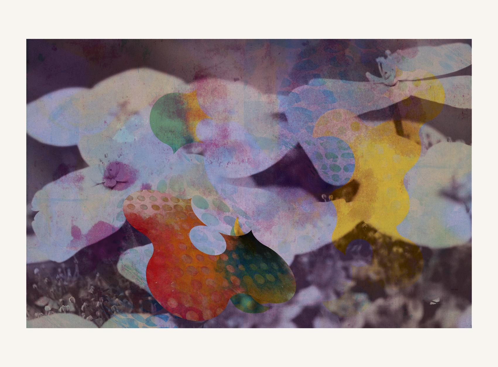 Francisco Nicolás Abstract Print – Blumen 11 - Zeitgenössisch, Abstrakt, Expressionistisch, Moderne, Pop Art, Surrealistisch, 