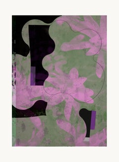 Blumen9 – Zeitgenössisch, Abstrakt, Gestuell, Street Art, Pop Art, Moderne, Geometrisch