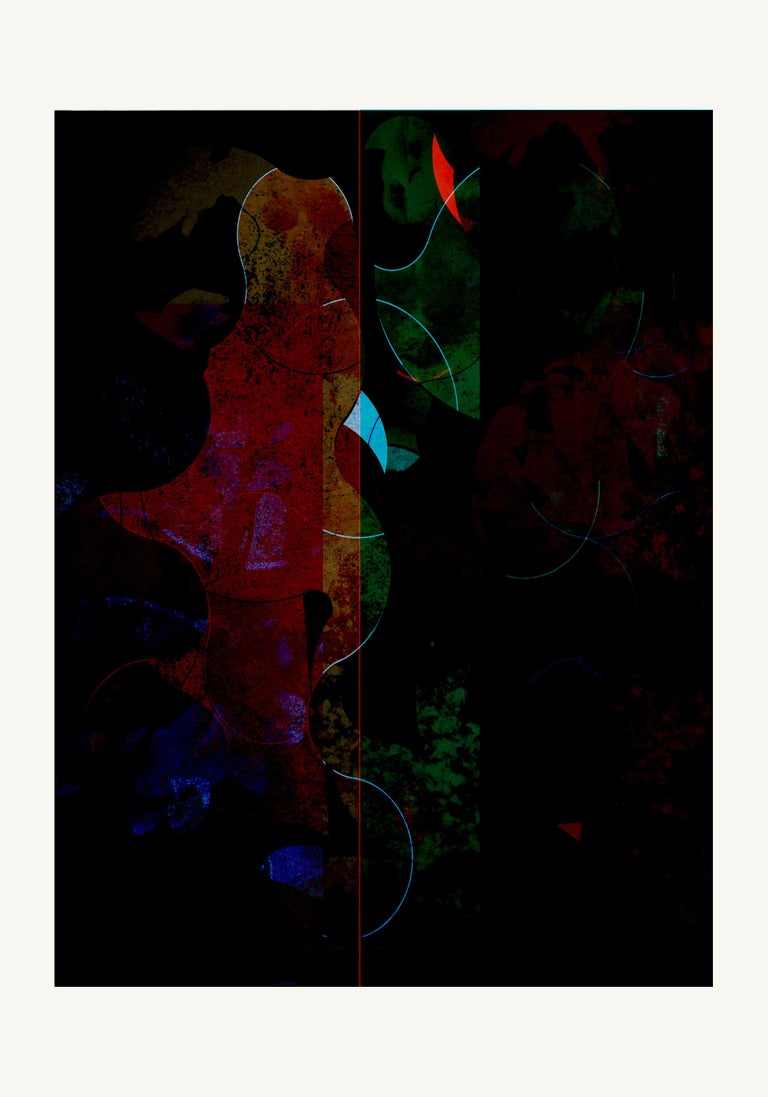 Francisco Nicolás Figurative Print - Flowers4-Contemporary, Abstract, Minimalism, Modern, Expressionist, Surrealist