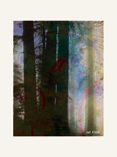 Forest XXIII – Zeitgenössische, abstrakte, moderne, Pop-Art, Surrealistische Landschaft
