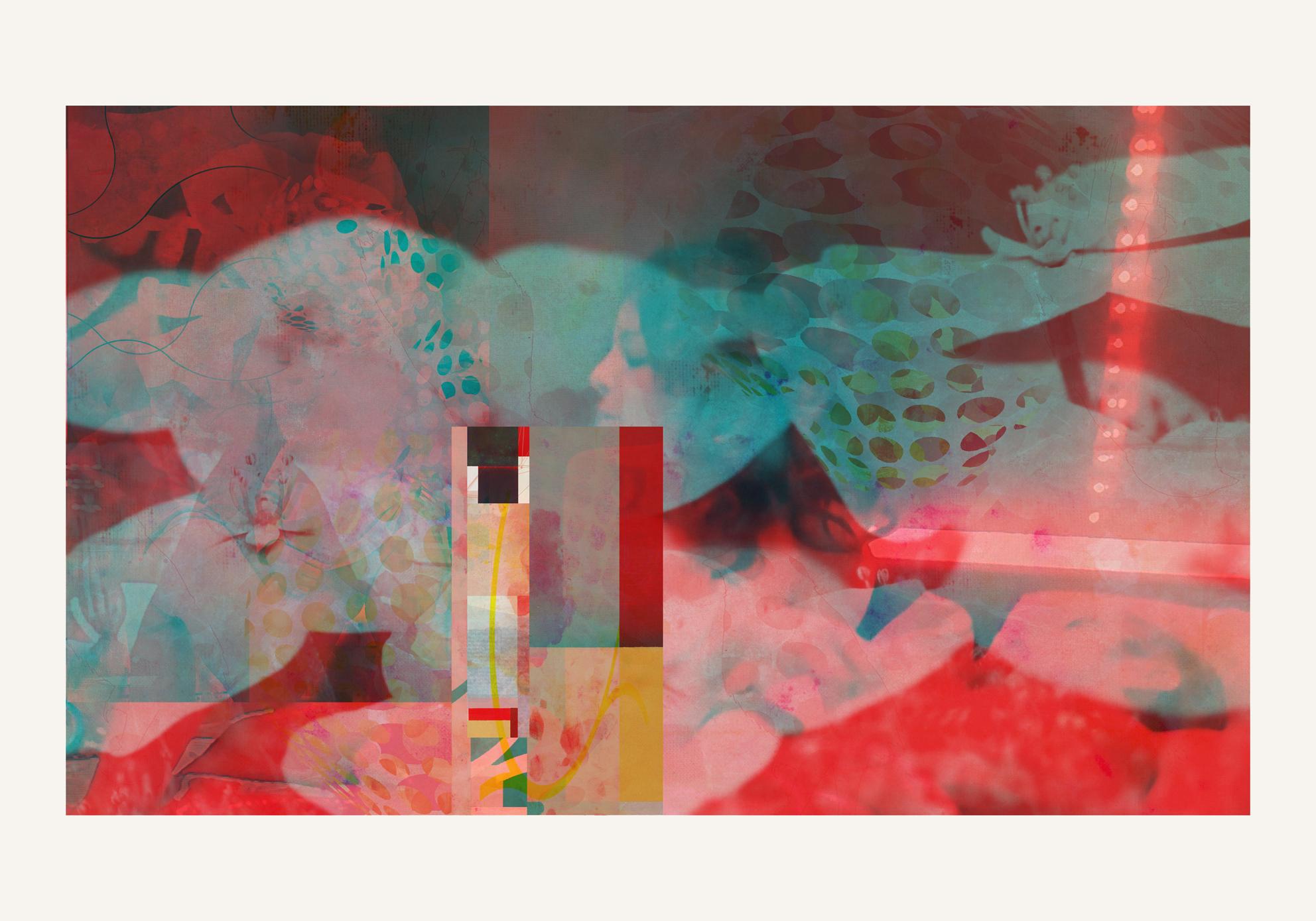 Francisco Nicolás Abstract Print – Lovers9 – Zeitgenössisch, Abstrakt, Minimalismus, Moderne, Expressionismus, Surrealistisch