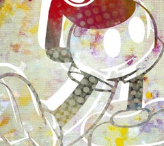 M112-Figurative, Street art, Pop art, Modern, Contemporary Abstract Mickey Mouse
