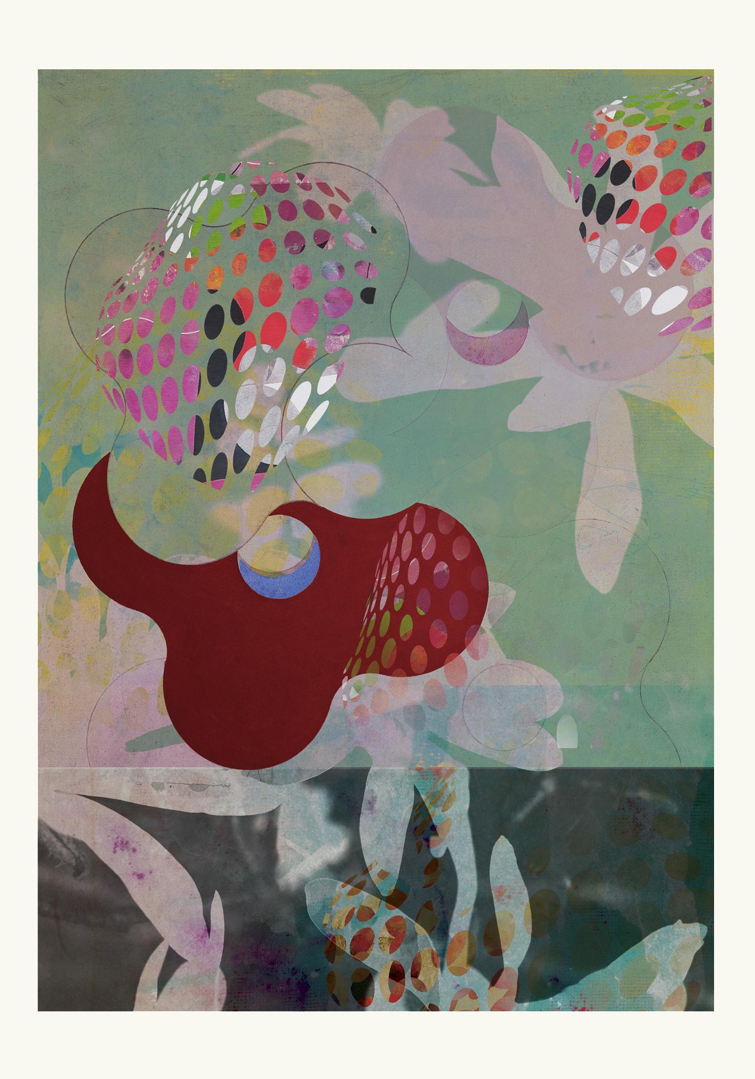 Francisco Nicolás Abstract Print - ST1b19-Contemporary , Abstract, Gestual, Street art, Pop art, Modern, Geometric